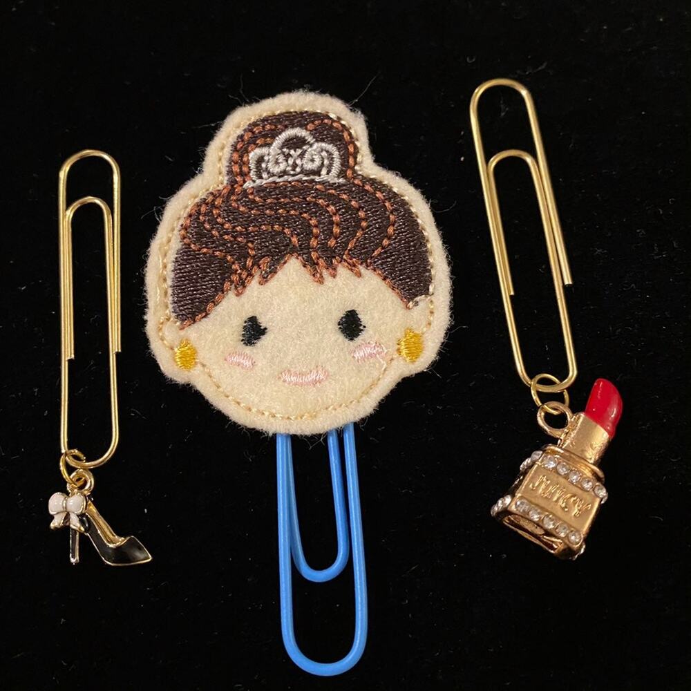 Audrey planner clips set of 3